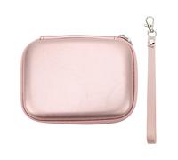 Wakects Custodia per Fotocamera, Custodia Protettiva da Viaggio Compatta per Mini Link Liplay con Tasche in Rete e Cinghia da Polso, Custodia da Trasporto in Pelle PU (Arrossire)