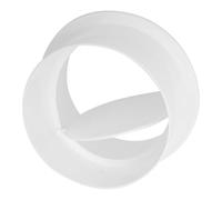 Wakects Dranaggio 4 Pollici Damper ABS ABS Extractor Vent Vent Shutter, Guarnizione a Prova di Perdite, Realizzato in Materiale, Design Leggero, Funzione di Tiraggio Anti-back, Multiuso