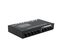 Wakects Equalizzatore Parametrico per Auto a 5 Bande, di Sintonizzazione Audio di qualità Premium Maggiore Chiarezza, Uscita a Sei e Controlli Illuminati per gli Appassionati di Car Audio