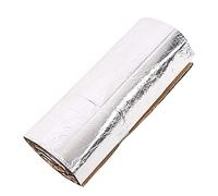 Wakects Fonoassorbente per Auto 200x50cm, 10mm Autoadesivo | Scudo termico in schiuma a cellule chiuse, superficie in foglio di alluminio, riduce il rumore della strada, isolamento