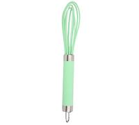 Wakects Frullino per le Uova Manuale Frullatore per Uova in Silicone e Acciaio Inossidabile 9,6 X 2,4 Pollici Testa Flessibile Antiaderente Maniglia Ergonomica Foro per Appendere per Mescolare e