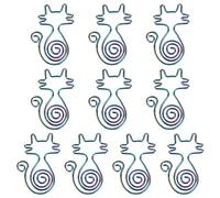 Wakects Graffette per la Classificazione dei Documenti, in Ferro, Robuste e Decorative, per Ufficio, Casa, Quaderno, Segnalibro