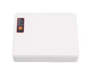 Wakects Gruppo di continuità ABS Mini UPS Batteria di Backup 16000mAh 18W Multitensione DC USB Tipo C Uscita POE per Router Modem Fotocamera Uso Home Office (Spina europea)