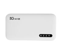 Wakects Hotspot Mobile WiFi 6 5G, Router da Viaggio Portatile con Batteria da 6100 MAh e Supporto WiFi 6 per Internet Ad Alta velocità Fino a 2,77 Gbps e 16 Dispositivi Connessi