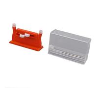 Wakects Infila Ago Automatico Strumento Infila Ago in Plastica con Doppia Testa e 5 Aghi per Cucire a Mano e Uso a Macchina per Utenti Anziani con Problemi di Vista a Punto Croce (ORANGE)