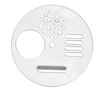 Wakects Ingressoretoreductore Arnia 5 Pezzi Acciaio Inox 6.8cm per | Attrezzatura per Apiario, Metallo Resistente Alla Ruggine, Controllo del Flusso D'aria, Esclusione della Regina, Adatto a