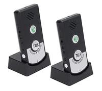 Wakects Intercom Vocale a 2 Vie, unità di di Campanelli Wireless a 2 Pacchetti unità di di Campanello a Lungo Raggio 1000 M Area Aperta 20-50 M Attraverso il Muro per la Laboratorio di