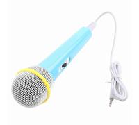 Wakects Kids Karaoke Microfono Microfono Cablato per Bambini Cantare con 3,5 Mm Jack per Bambini Ragazzi di Compleanno Natalizio Feste di Famiglia (Blue)
