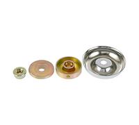 Wakects Kit Adattatori per Testa Tagliaerba in Acciaio da 4 Pezzi per Mandrino da 25 Mm 1 Pollice FS120 FS130 FS200 FS250 per Utenti di Decespugliatori per la Cura del Prato