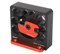 Wakects Kit Jig di Dowel Maker, 8 Pezzi Strumento di Piastra in Lega di Alluminio Taglierina Regolabile con Inserti in Carburo per la Lavorazione del Legno