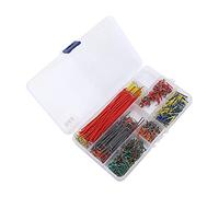 Wakects Kit Ponticelli Flessibili da 840 Pezzi, Ponticelli Breadboard in Rame e Alluminio con 14 Lunghezze per Espansione Pin Senza Saldatura, Test di Circuiti, Progetti PCB, Studenti Ingegneri