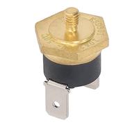 Wakects KSD301 Termostato in Rame Interruttore di Temperatura Bimetallico 250V 10A Normalmente Chiuso Regolatore a Disco a Scatto Ad Azione Fissa Design Compatto per Scaldabagni Essiccatori AC (150℃)