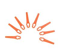 Wakects Lame per Tagliaerba in Plastica da 100 Pezzi per Tagliaerba, Apertura 12 X 7 Mm, Installazione Rapida, Resistenti all'Usura, per Rifinitura del Cortile Domestico e Potatura del Giardino