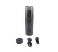 Wakects Macchina per caffè Espresso Portatile, Macchina da caffè a Batteria con Serbatoio Acqua da 80 Ml, Estrazione in 30 Secondi per Auto, Viaggio, Campeggio, Compatibile con Capsule (BLACK)