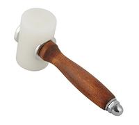 Wakects Mallet Intagliato in Pelle, Robusto Martello da Manico in Legno in Nylon per Intaglio in Pelle, Strumento Innovativo, Martello in Tshape per la di Mucca e Gomma con Distribuzione del Peso