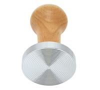 Wakects Manomissione del caffè, Manico in Legno in Acciaio Inossidabile Pesante Accessori per Macchine da caffè 58 Mm, Design del Manico Unico, Design Ergonomico, Uso Versatile Facile da Pulire per