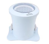 Wakects Mini Disidratatore Portatile, Disidratatore Portatile Manuale con ABS PP Doppia Azionamento 2500 Giri/min Cestello Rimovibile 4 Piedini a Ventosa per Dormitorio Viaggio Biancheria Intima