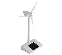 Wakects Modello Solare a Mini Mulino a Solar Energy per Bambini Strumento di Insegnamento Scientifico con Vele Rotanti Design Monopezzo ABS Plastica