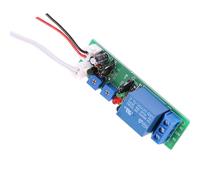 Wakects Modulo relè Timer Ciclo, DC 5V 12V 24V Timer Ciclo Regolabile con Ritardo Interruttore On/off Modulo relè 2 modalità, 6 Opzioni di Tipo (DC 24V regolabile 0-15 minuti)