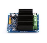 Wakects Modulo Scheda Driver Motore CC, Ponte H a Doppio Canale con Dissipatore di Calore, PWM Veloce per Macchinine e Raffreddamento a Semiconduttore