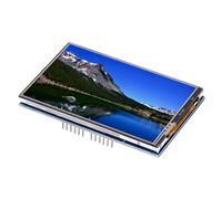 Wakects Modulo Schermo LCD da 3,5 Pollici con Presa per Scheda di Memoria e SPI FLASH per Scheda di Sviluppo Compatibile con Libreria UTFT Display Ad Alta Risoluzione 480x320 (con tocco)