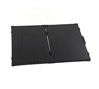 Wakects Pannello Solare Portatile, 100W Pieghevole Monocristallino (160W) | Conversione elevata del 21%, supporto regolabile, telaio in alluminio IP65, alimentatore da giardino per barca da balcone