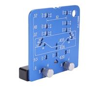 Wakects Piastra di Posizione della per Cerniera della Porta Dell'armadio, Modello di Cerniera Nascosta Dispositivo per Modello di Foro in Lega di Alluminio da 26 Mm 35 Mm per