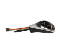 Wakects Pomello del a LED, Leva del Automatico in Pelle PU per Z4 E85 E86 Dal 2001 Al 2008 LHD, Esperienza di Guida Confortevole con una Sensazione di Lusso (Argento elettrolitico)