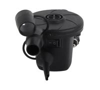 Wakects Pompa d'Aria Elettrica, Gonfiatore Leggero per Materasso Ad Aria e Giocattoli, 12 V, Gonfiaggio e Sgonfiaggio Rapido per Campeggio e Uso Domestico (BLACK)