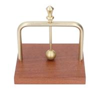 Wakects Porta del Tovagliolo, Design Robusto Ed Elegante, Migliora l'esperienza Culinaria, Base in Legno Massiccio, Rastrelliere in Metallo, Efficienza dello Spazio (GOLD)