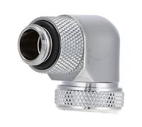 Wakects Raccordo per Raffreddamento Ad Acqua, Connettore per Tubo Rigido | Adattatore filettato G1/4, diametro esterno 14 mm compatibile PETG PMMA, manicotto antiscivolo in silicone integrato, di
