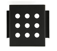 Wakects Rack di Archiviazione per Disco Rigido da 2,5, Staffa di Montaggio SSD HDD a 4 Alloggiamenti in Lega di Alluminio per l'espansione del Computer (BLACK)