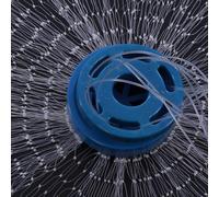 Wakects Rete da Pesca in Nylon Monofilamento, Stile Americano, Lancio a Mano, 2.4m
