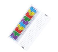 Wakects Righello Scorrevole Pentatonico per Chitarra, Strumento di Pratica per Righello Scorrevole in Plastica Multicolore per Principianti con Forme Colorate Luminose