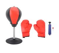 Wakects Sacco da Boxe da Tavolo, Palla da Boxe Antistress con Molla Resistente e Ventosa, per Esercizi in Palestra a Casa e in Ufficio e Interazione Genitore-figlio