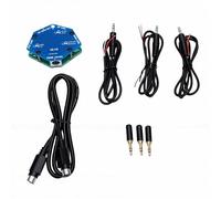 Wakects Scheda di Espansione Interfaccia Dati CE 19, Adattatore Jack Stereo PCB da 3,5 Mm con Porta DIN6 e Isolamento Digitale, per Utenti di Ricetrasmettitori a Onde Corte XIEGU G90 G1M X5105 XPA125B
