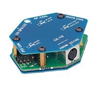 Wakects Scheda di Espansione Interfaccia Dati, Scheda a Circuito Stampato ACC PTT CE19 con Guscio, Prese MINI DIN8 a 3,5 Mm, PTT Isolato, per Uso Modem PC Radio X5105 XPA125B