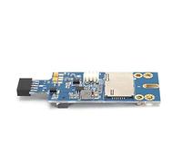 Wakects Scheda di Espansione PC, PCIE a USB Verticale con Slot per Scheda | Interfaccia USB 9PIN, supporto alimentazione ausiliaria 5V, adattatore modulo Mini PCI-E, PCB Immersion Gold, rete