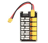 Wakects Scheda di Ricarica parallela, Multi 2-6S, Batteria Lipo XT60 XT30, Supporta 5 Pacchetti di batterie, per Caricabatterie IMAX B6, Q6 PRO, D2, T8