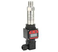 Wakects Sensore di Pressione Trasmettitore di Pressione in Lega di Alluminio da 0 a 10 V DC24V Display LCD in Silicio Diffuso Risposta 8 Ms IP65 per Misurazione della Idraulica di Aria Acqua Olio