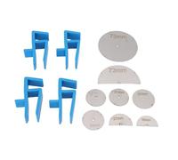 Wakects Set di Jig Carpentry, Pannello del Cabinet Scribing Jig Bevel Apertura Facile Usare per l'installazione di Mobili