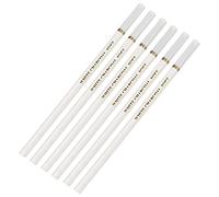 Wakects Set di Matite a Carbone, Matite Al Carbone Bianco, Medio Morbido Duro, Nucleo Bianco da 4 Mm, Ideale per Carta Scura o Colorata e può Anche Essere Utilizzato con Altri Supporti di Pittura