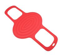 Wakects Sollevatore di Tacchino, Calore in Silicone e Griglia per Arrosto Non Stick per Pollo di Pollaio, Accessori per Grigliate per Cucinare (rosso)
