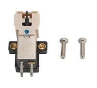 Wakects Stilo per Cartuccia, Suono Mezzo Cono di Punta Bianco Stilo per Fonografo Professionale Registrazione Accurata Assorbimento degli Urti per Cartuccia per Giradischi