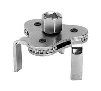 Wakects Strumento per Filtro del Filtro dell'Olio Strumento per Olio 3-maschile Chiave per Universale per Camion per Auto 63-105 Mm con Interfaccia Azionaria Quadrata 1/2 Pollici CHROME-vanadium