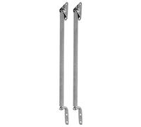 Wakects Supporto a Molla del Portello della Barca, Lunghezza della Molla della Porta Marina in Acciaio Inossidabile 1 Coppia 275 Mm / 10,83 Pollici, Design Leggero, Applicazioni Versatili,