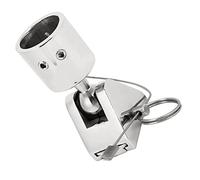 Wakects Supporto per Cerniera sul Ponte della Barca, Connettore Girevole in Acciaio Inossidabile, Design Leggero, Facile Installazione per Tutti i di Barche (22MM) (25MM)