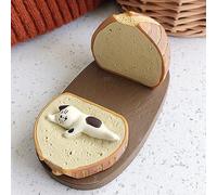 Wakects Supporto per Tablet Supporto per Telefono Cellulare in Resina per Telefono Cellulare da Tavolo Smaltato a Mano per Guardare Drammi Design Carino per Pane per Telefoni e Tablet (#2)