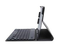 Wakects Tastiera Tablet Custodia, Staccabile Wireless con Alloggiamento | Chip Bluetooth 3.0, struttura chiave a forbice X, supporto a 3 angoli di visione, guscio in pelle PU, scrittura per
