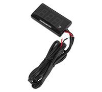 Wakects Termometro Digitale del Calibro DI Temperatura dell'ACQUA Visualizzazione LCD METTER CEMPO DI ACQUA MOTORE UNIVERSALE con Retroilluminazione per Motociclette (rosso)